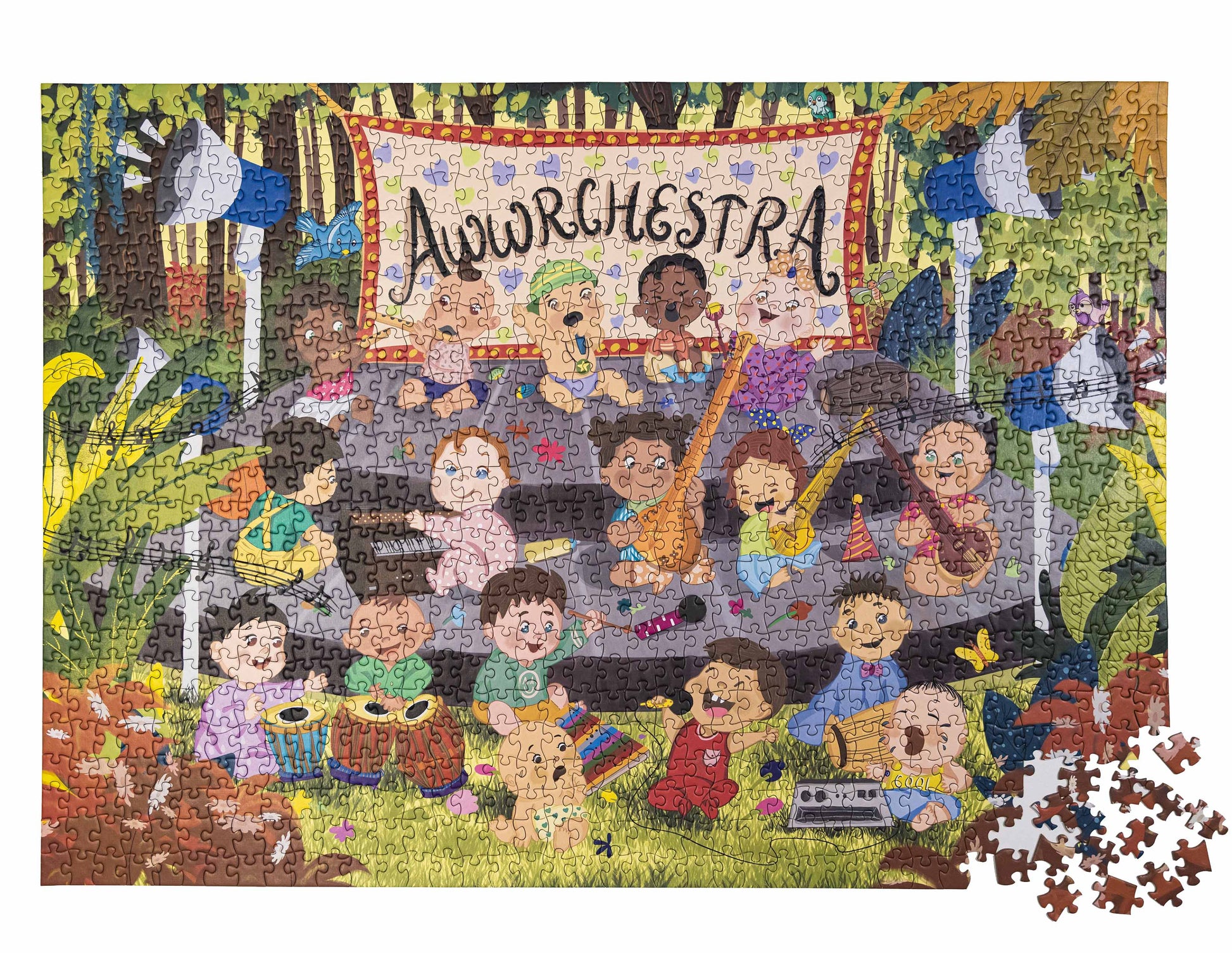 Indian classical music 1000 piece jigsaw puzzle
