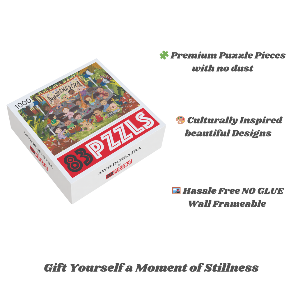 Indian classical music 1000 piece jigsaw puzzle