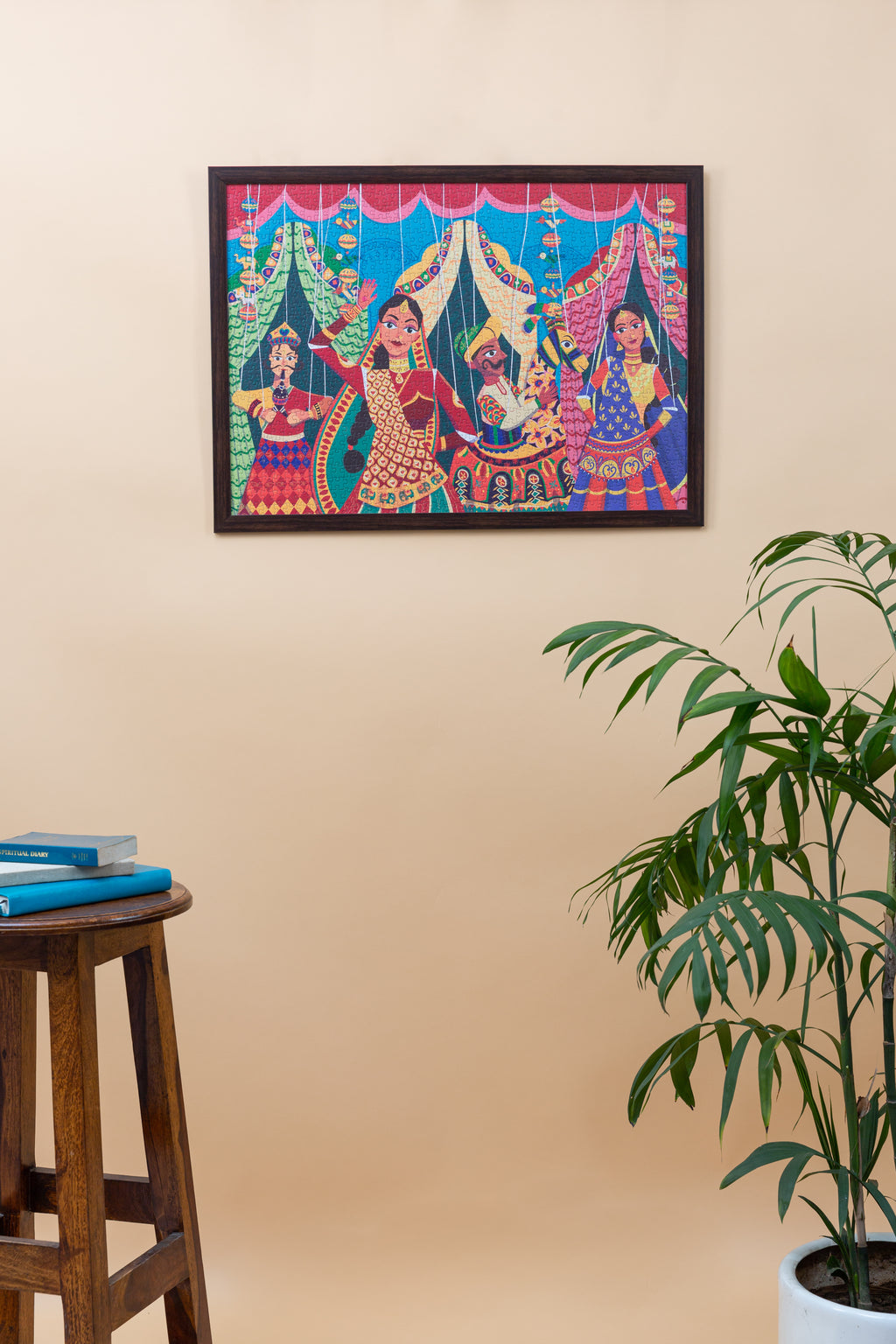 Indian puppetry art jigsaw puzzle