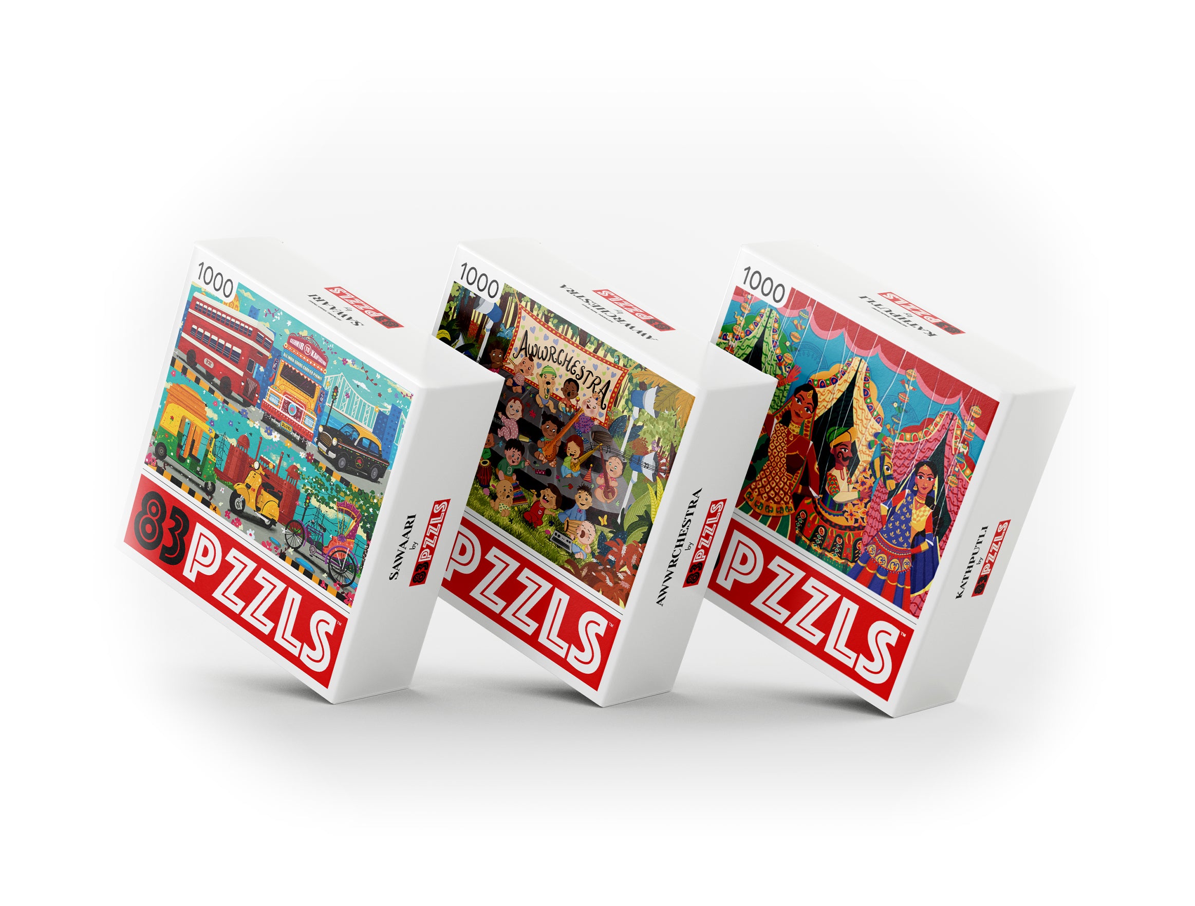 Indian classical dance art puzzle for adults